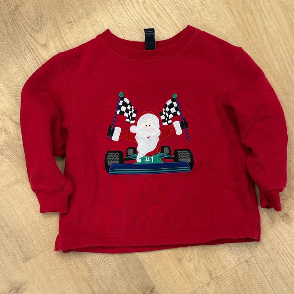 Class Club Red Santa Racing Sweatshirt